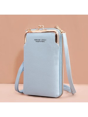 Qiuming Shop A-Mavi Tarzı Sıcak Moda Küçük Crossbody Çanta Kadın Mini Mat Deri Omuz Askılı Çanta Debriyaj Bolsas Bayanlar Telefonu Çanta Çanta Çanta (Yurt Dışından)