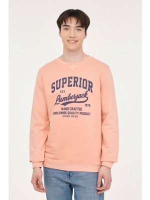 Lumberjack ml Hector 16URB1044 4fx Somon Erkek Sweatshirt