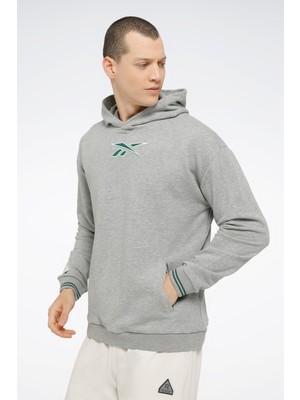 Reebok cl Unıform Hoodıe Gri Unisex Sweatshirt