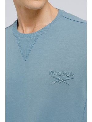 Reebok Mıtra C Neck Soluk Mavı Erkek Sweatshirt