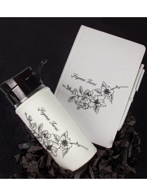 Ejoya Kişiye Özel Tasarım Defter Kalem Matara Hediye Seti 104595