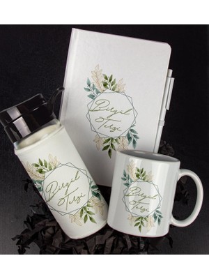 Ejoya Kişiye Özel Tasarım Defter Kalem Matara ve Kupa Hediye Seti 104899