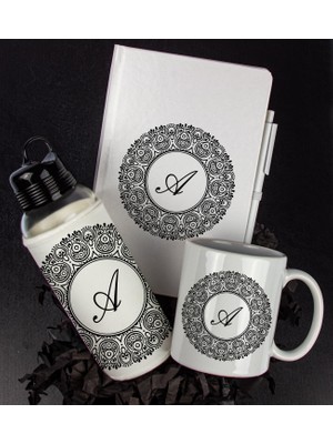 Ejoya Kişiye Özel Defter Kalem Kupa ve Matara Hediye Seti 94223