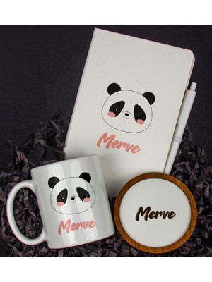 Ejoya Kişiye Özel Defter Kalem Kupa ve Bardak Altlığı Hediye Seti 103766