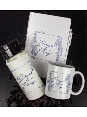 Ejoya Kişiye Özel Tasarım Defter Kalem Matara ve Kupa Hediye Seti 104908