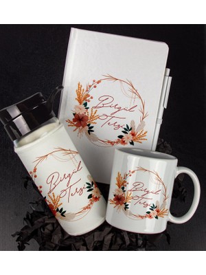 Ejoya Kişiye Özel Tasarım Defter Kalem Matara ve Kupa Hediye Seti 104981