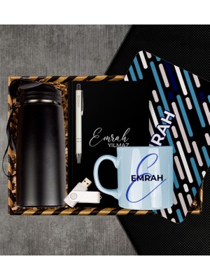 Ejoya Kişiye Özel Defter Kalem Kupa & Mousepad & Matara & USB Bellek Hediye Kutusu 113067