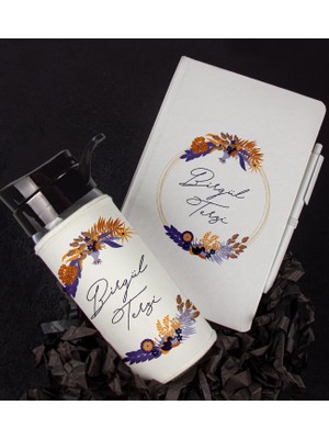 Ejoya Kişiye Özel Tasarım Defter Kalem Matara Hediye Seti 104644