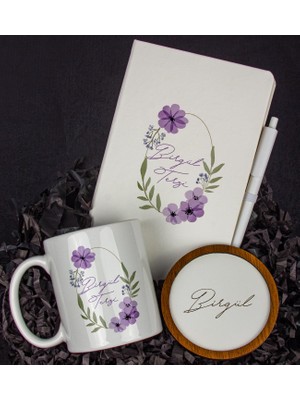 Ejoya Kişiye Özel Defter Kalem Kupa ve Bardak Altlığı Hediye Seti 103846