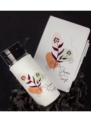 Ejoya Kişiye Özel Tasarım Defter Kalem Matara Hediye Seti 104531