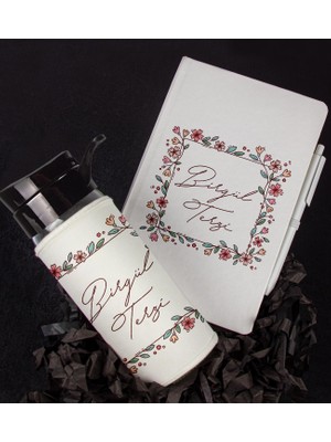 Ejoya Kişiye Özel Tasarım Defter Kalem Matara Hediye Seti 104653