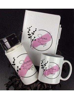 Ejoya Kişiye Özel Tasarım Defter Kalem Matara ve Kupa Hediye Seti 104804