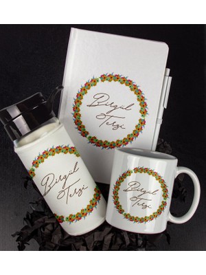 Ejoya Kişiye Özel Tasarım Defter Kalem Matara ve Kupa Hediye Seti 104863