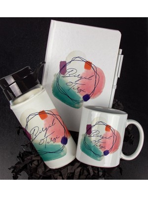 Ejoya Kişiye Özel Tasarım Defter Kalem Matara ve Kupa Hediye Seti 104980