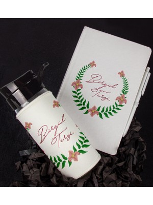 Ejoya Kişiye Özel Tasarım Defter Kalem Matara Hediye Seti 104620