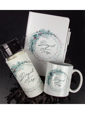 Ejoya Kişiye Özel Tasarım Defter Kalem Matara ve Kupa Hediye Seti 104951