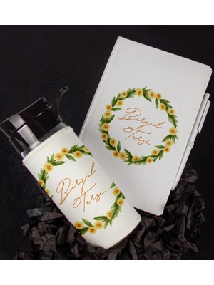 Ejoya Kişiye Özel Tasarım Defter Kalem Matara Hediye Seti 104685