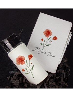 Ejoya Kişiye Özel Tasarım Defter Kalem Matara Hediye Seti 104712