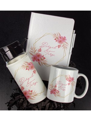 Ejoya Kişiye Özel Tasarım Defter Kalem Matara ve Kupa Hediye Seti 104894