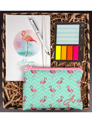 Ejoya Kişiye Özel Defter Kalem Kalemlik ve Mini Organizer Ofis Kırtasiye Hediye Kutusu 111227