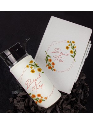 Ejoya Kişiye Özel Tasarım Defter Kalem Matara Hediye Seti 104682