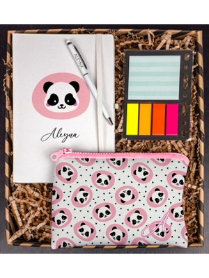 Ejoya Kişiye Özel Defter Kalem Kalemlik ve Mini Organizer Ofis Kırtasiye Hediye Kutusu 111226