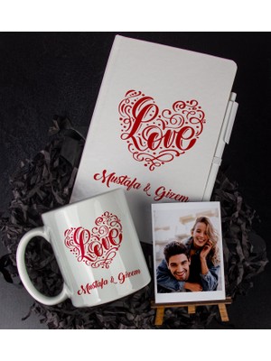 Ejoya Kişiye Özel Defter Kalem Kupa ve Fotoğraflık Seti 85883