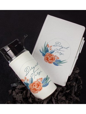 Ejoya Kişiye Özel Tasarım Defter Kalem Matara Hediye Seti 104692