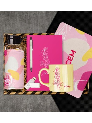 Ejoya Kişiye Özel Defter & Kalem & Kupa & Matara & Mousepad & USB Bellek Hediye Kutusu 113069