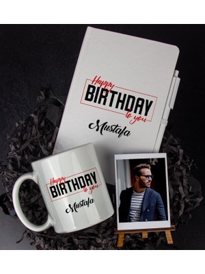 Ejoya Kişiye Özel Defter Kalem Kupa ve Fotoğraflık Seti 85806