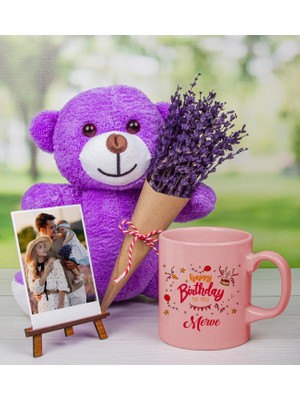 Ejoya Kişiye Özel Kupa Fincan & Fotoğraflık Iyiki Doğdun Hediye Seti 111860