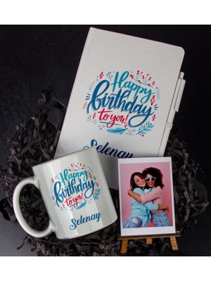 Ejoya Kişiye Özel Defter Kalem Kupa ve Fotoğraflık Seti 85804