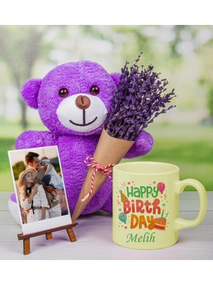 Ejoya Kişiye Özel Kupa Fincan & Fotoğraflık Iyiki Doğdun Hediye Seti 111861