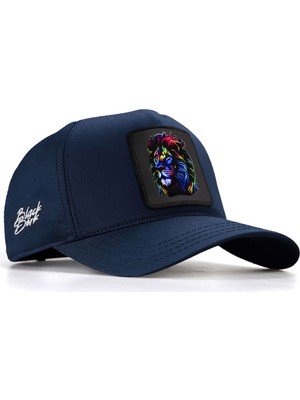 BlackBörk V1 Aslan - 7 Kod Logolu Unisex Lacivert Şapka (Cap)