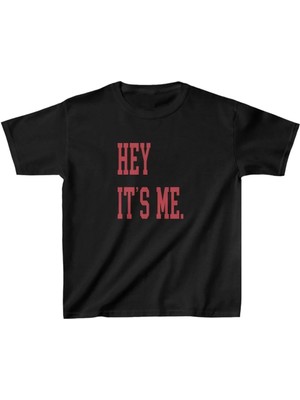 Tarz Yeri Çocuk Unisex Baskılı T-Shirt - Siyah