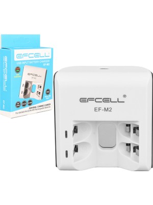 Efcell M2 Aa/aaa 2li Pil Şarj Cihazı (2818)