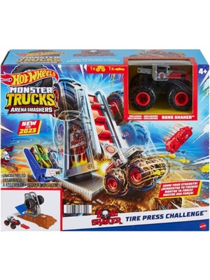 Hot Wheels Monster Trucks Arenada Mücadeleye Başlangıç Setleri HNB87 HNB88 Bone Shaker Ultimate Crush Yard