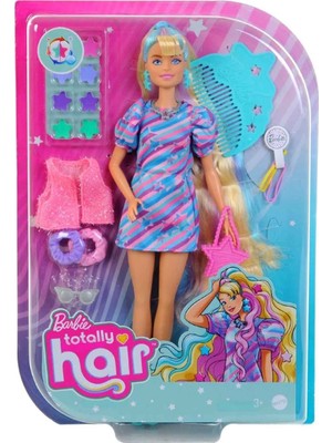 Barbie Upuzun Muhteşem Saçlı Bebekler HCM87 HCM88 Sarışın Yıldız