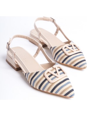 Daxtors Garantili D0902 Günlük Ortopedik Kadın Klasik Topuklu Ayakkabı