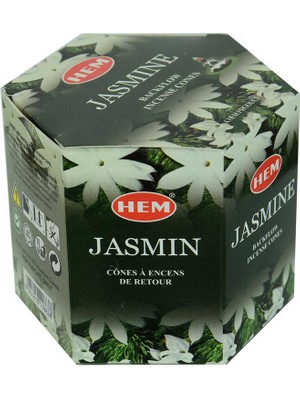 Ali The Stereo LISINYA214 Geri Akış Şelale Yasemin Kokulu 40 Konik Tütsü - Jasmine Backflow Incense Cones Alithestereo