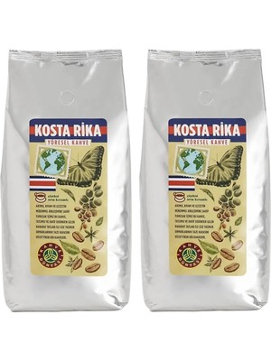 Kahve Dünyası Yöresel Kosta Rika Çekirdek Filtre Kahve 2 x 1000 gr
