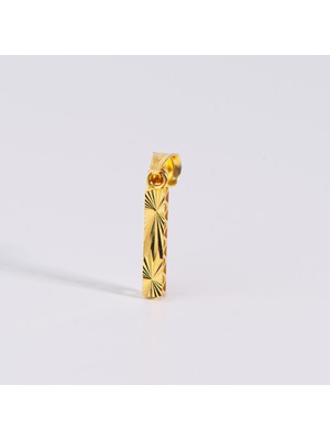 goldkupe 14 Ayar Altın I Harfi Kolye Ucu 0.34 gr