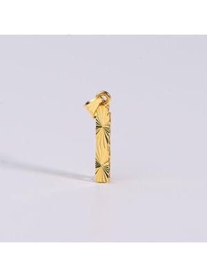 goldkupe 14 Ayar Altın I Harfi Kolye Ucu 0.42 gr