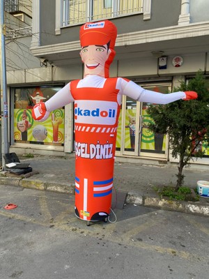 Kelepire Düştu 3 Metre Yakıt Istasyonu Model Gel Gel Balon