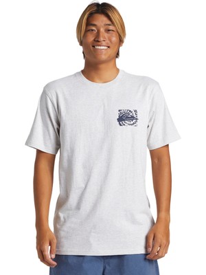 Quiksilver Hurricane Or Hippie Moe Erkek Beyaz Tişört
