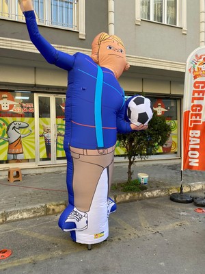 Kelepire Düştu 3 Metre Rafadan Tayfa Model Gel Gel Balon