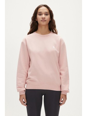 Bad Bear Kadın Sweatshirt Basic Pudra Crewneck 23.04.12.001-PUDRA