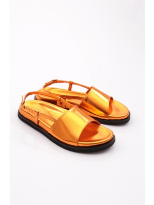 Dgn 3015 Kadin Kalin Bantli Sandalet