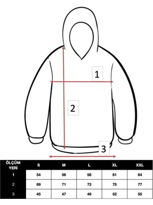 Erkek Ekru Kapüşonlu Kanguru Cepli 3 Iplik Içi Şardonlu Polarlı Sweatshirt S-204