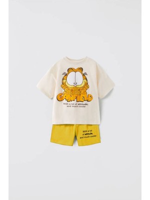 Lolipop Kids Store Garfield Şortlu Takım